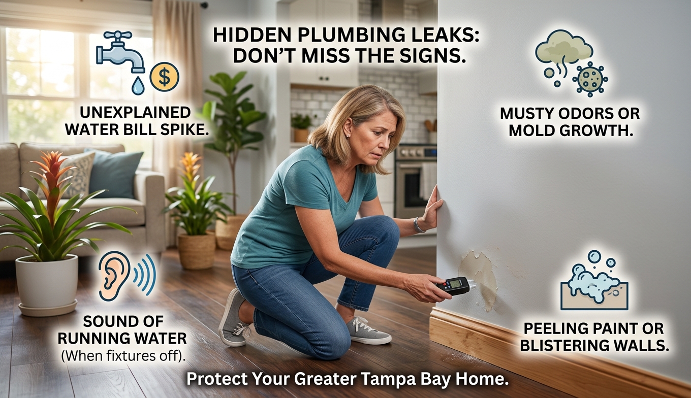 The Unseen Signs of a Hidden Pipe Leak