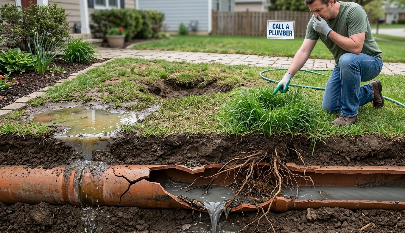 Signs Your Sewer Line Is Broken or Collapsed